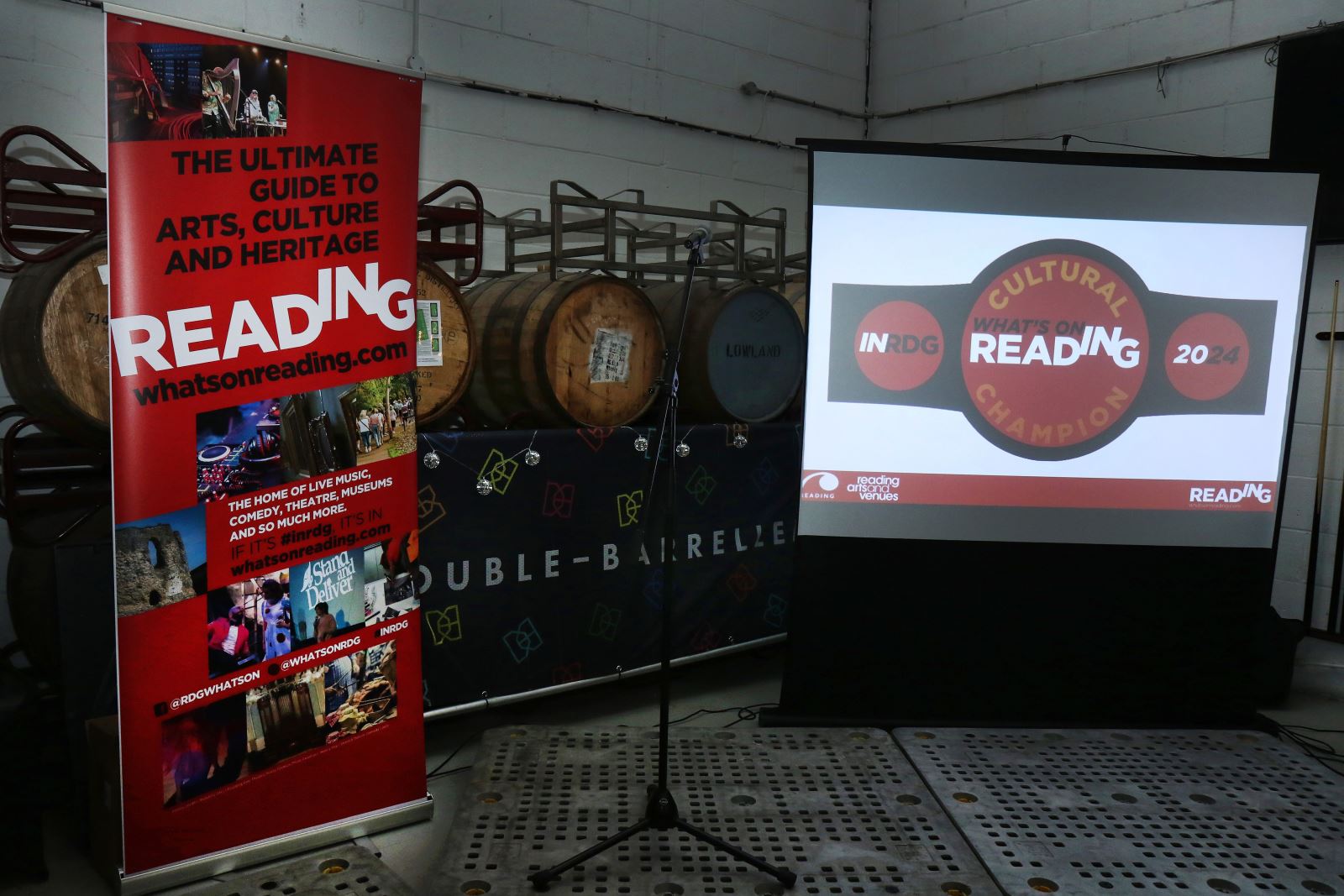 Banner and presentation from the event