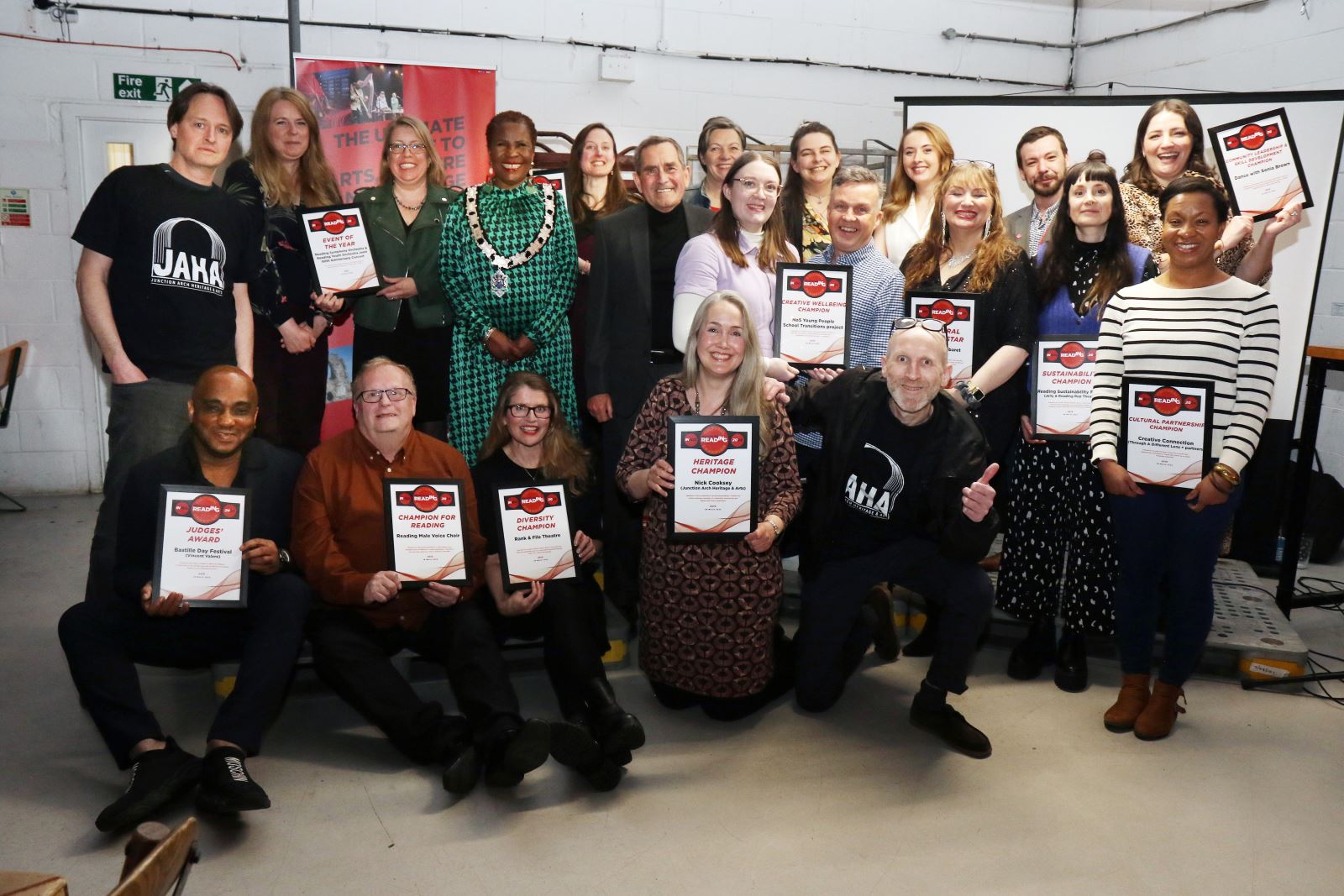 Winners of the What's on Reading Cultural Champions