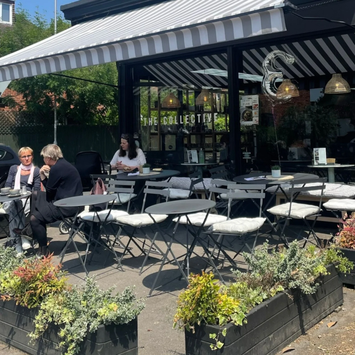 The Collective outdoor seating