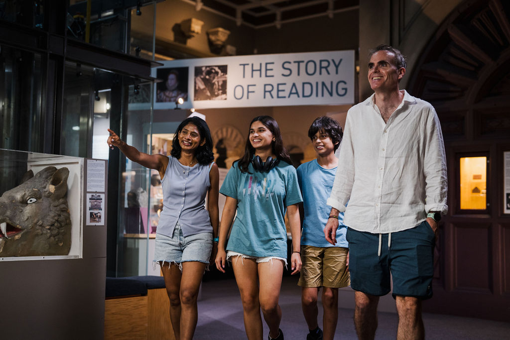 Family at Reading Museum