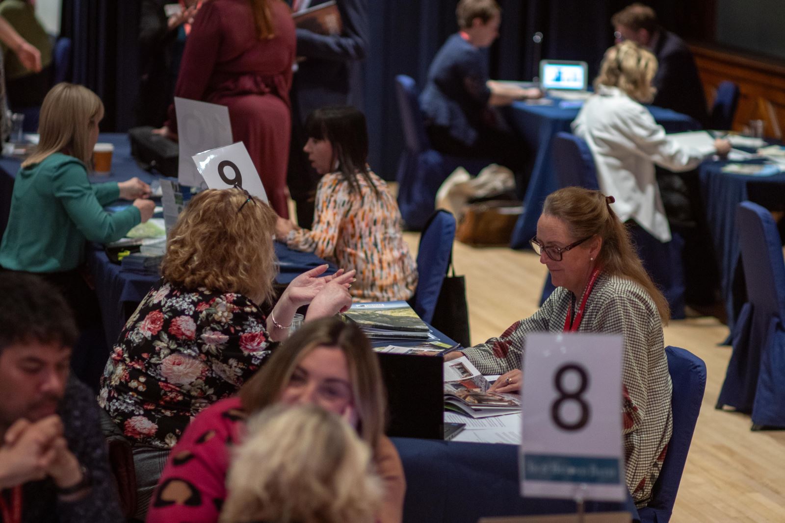Networking at a table