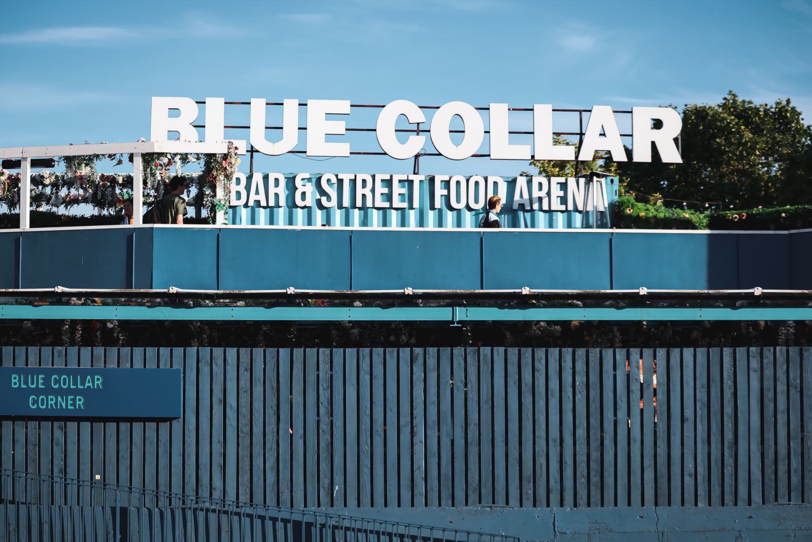Blue Collar Sign