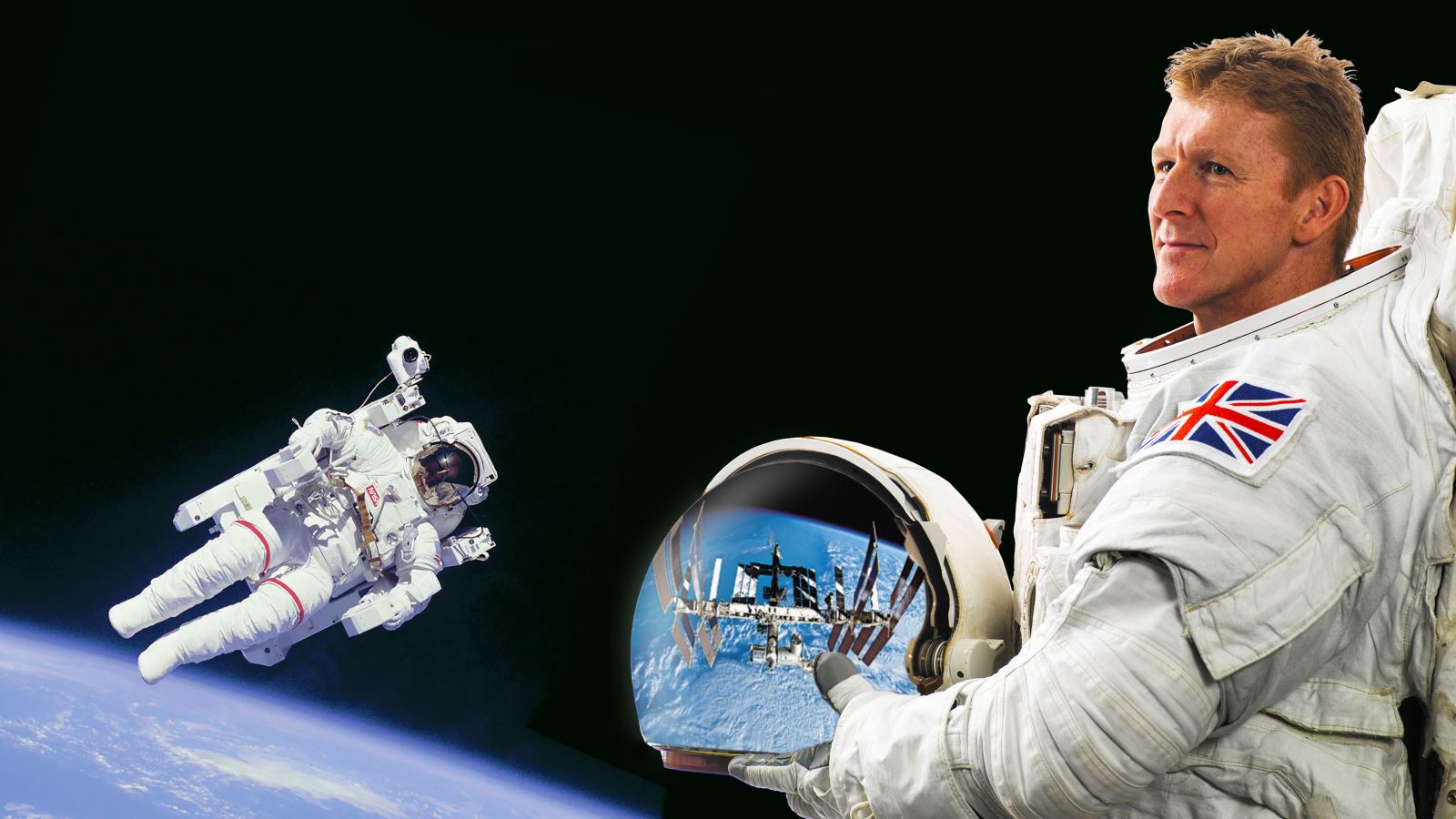 Tim Peake in space