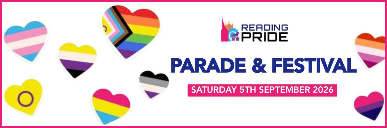 Reading Pride Parade poster