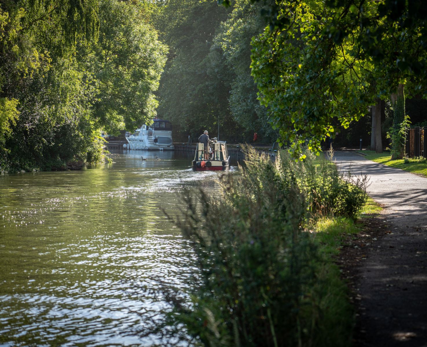 Boat along the River Thames