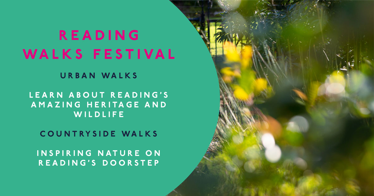 Reading Walks Festival banner